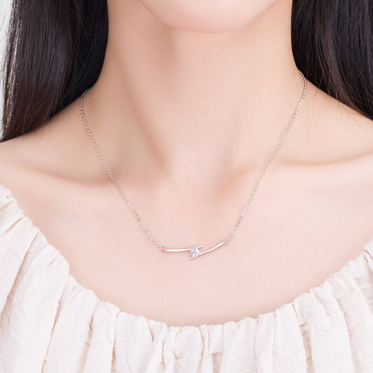 Modern Intersecting Necklace

