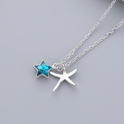 swarovski starfish necklace