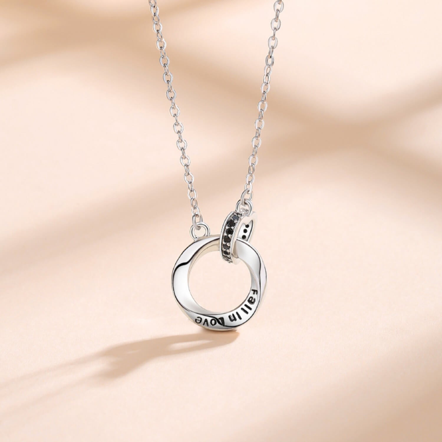 fall in love interlocking necklace facebook