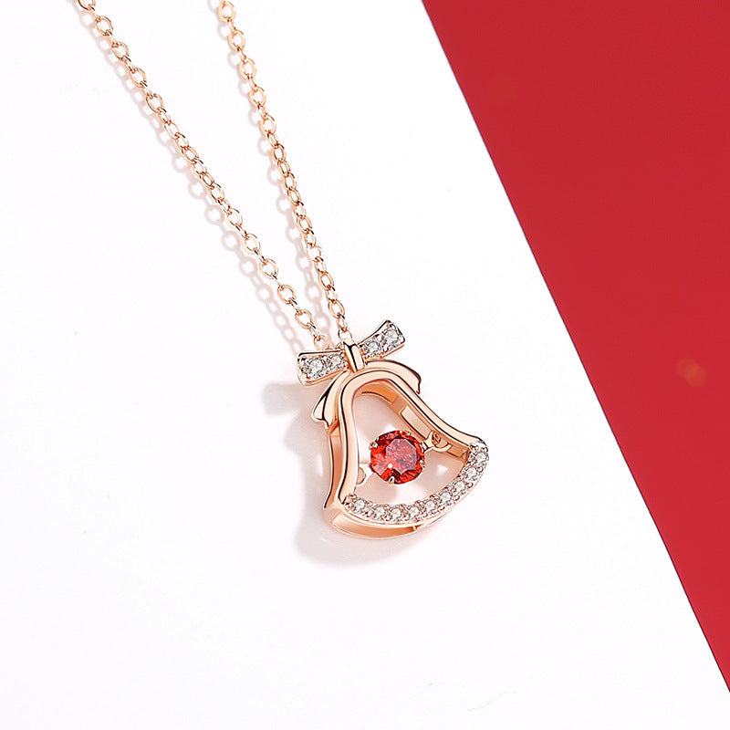Bowknot Bell Pendant Necklace

