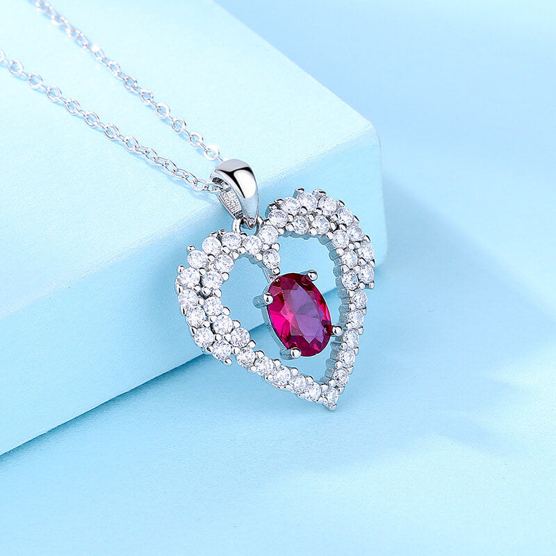 ruby necklace amazon