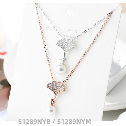diamond ginkgo necklace usa