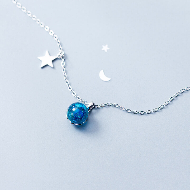 Enchanted Orb and Star Necklace

