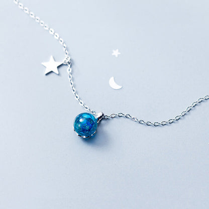 Enchanted Orb and Star Necklace

