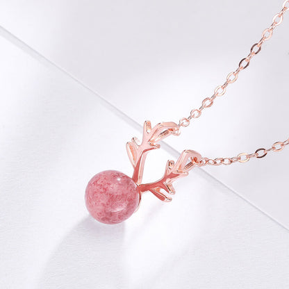 antler pendant necklace uk