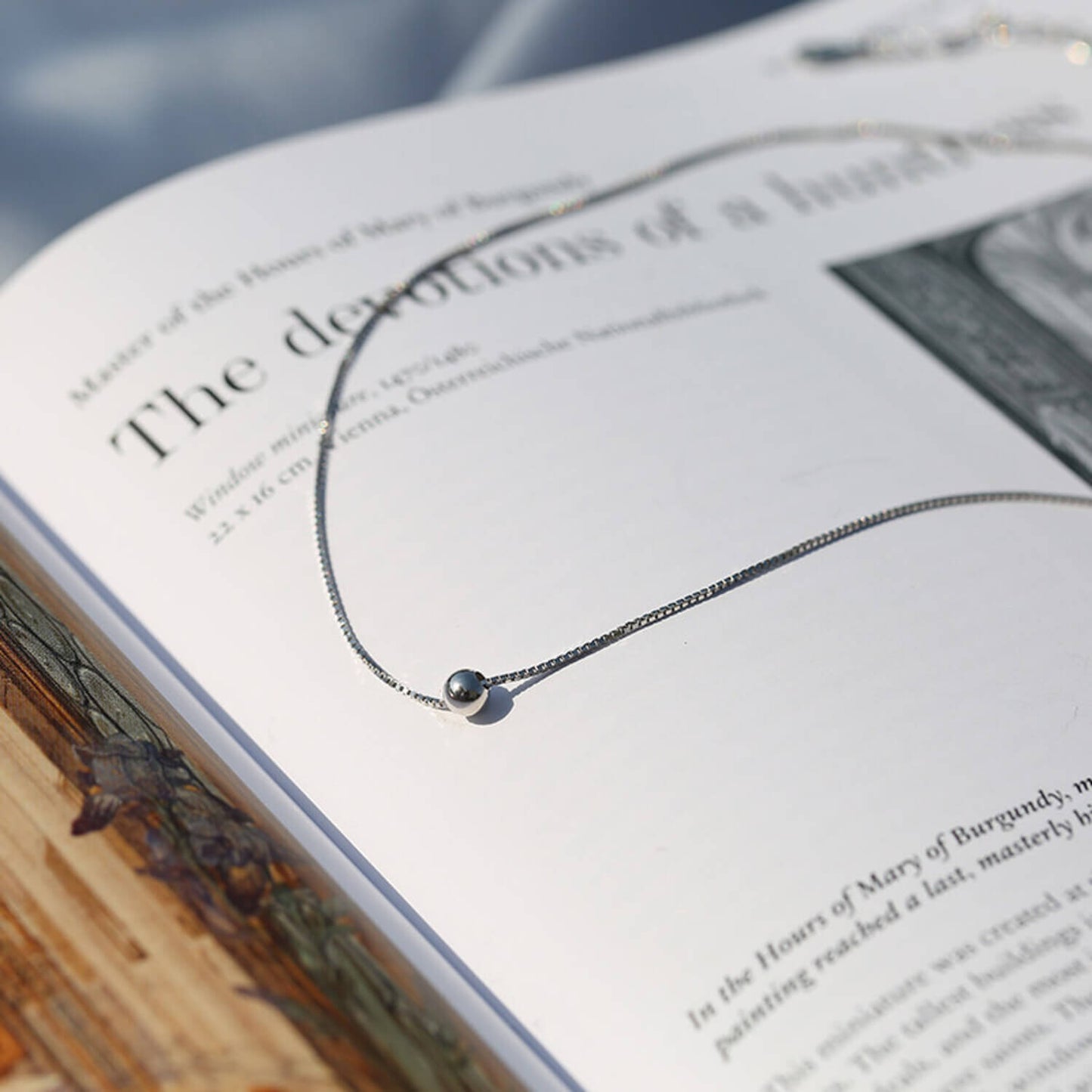 ball necklace?chain silver