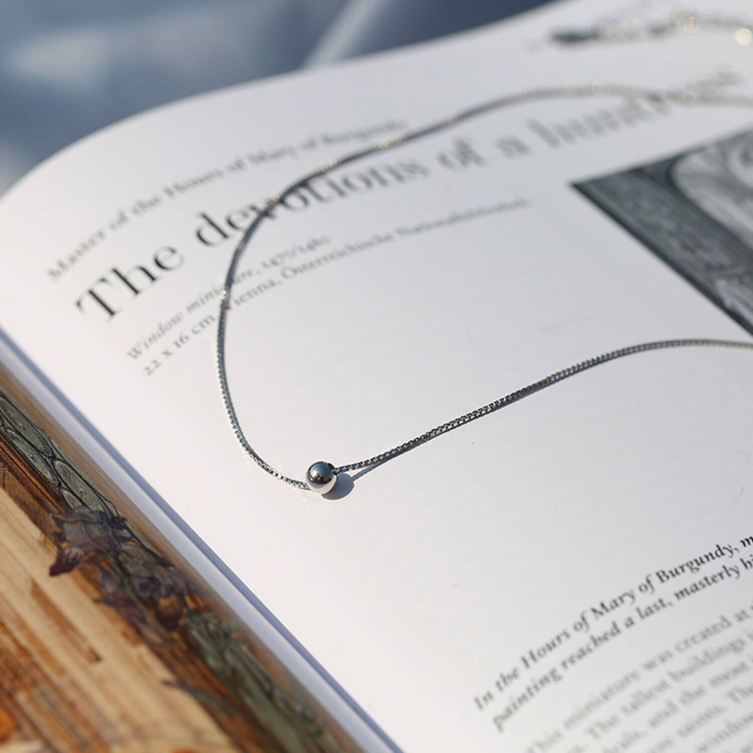 ball necklace?chain silver
