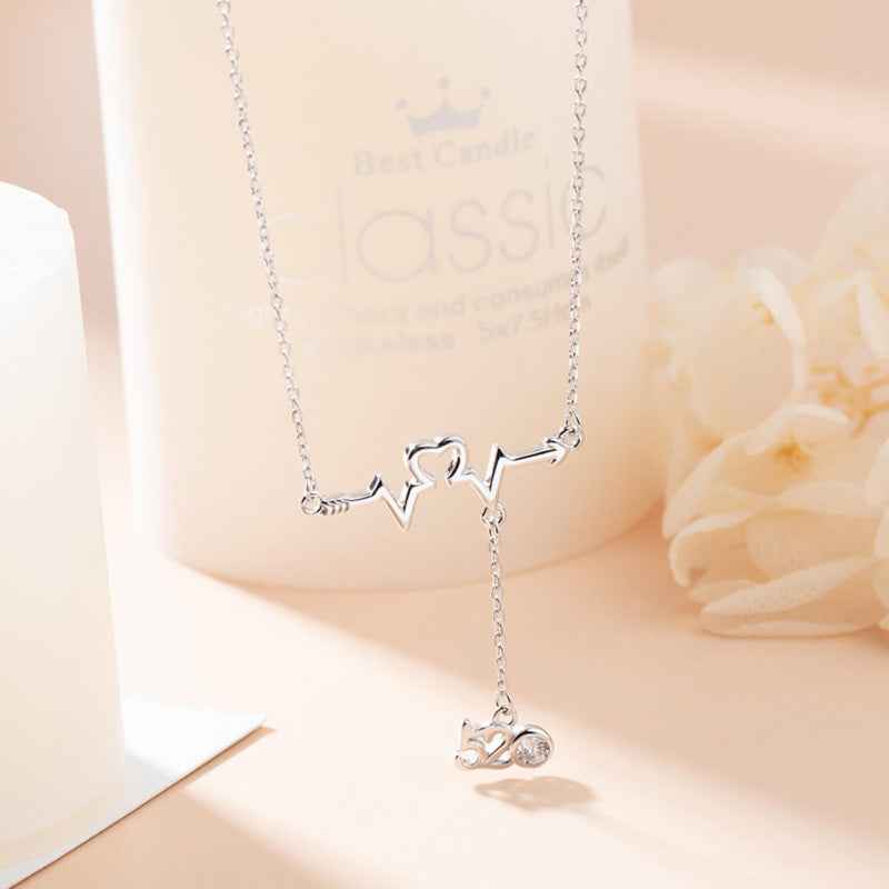 Jimmys Jewelry Factory Drop Diamond Necklace S925