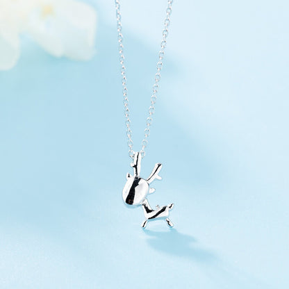reindeer charm pendant