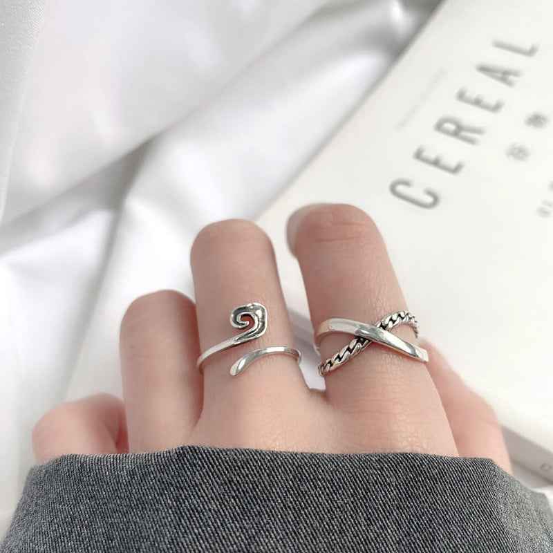 Sterling Silver Spiral Ring