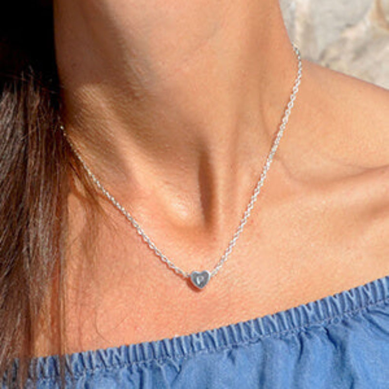 initial heart necklace australia
