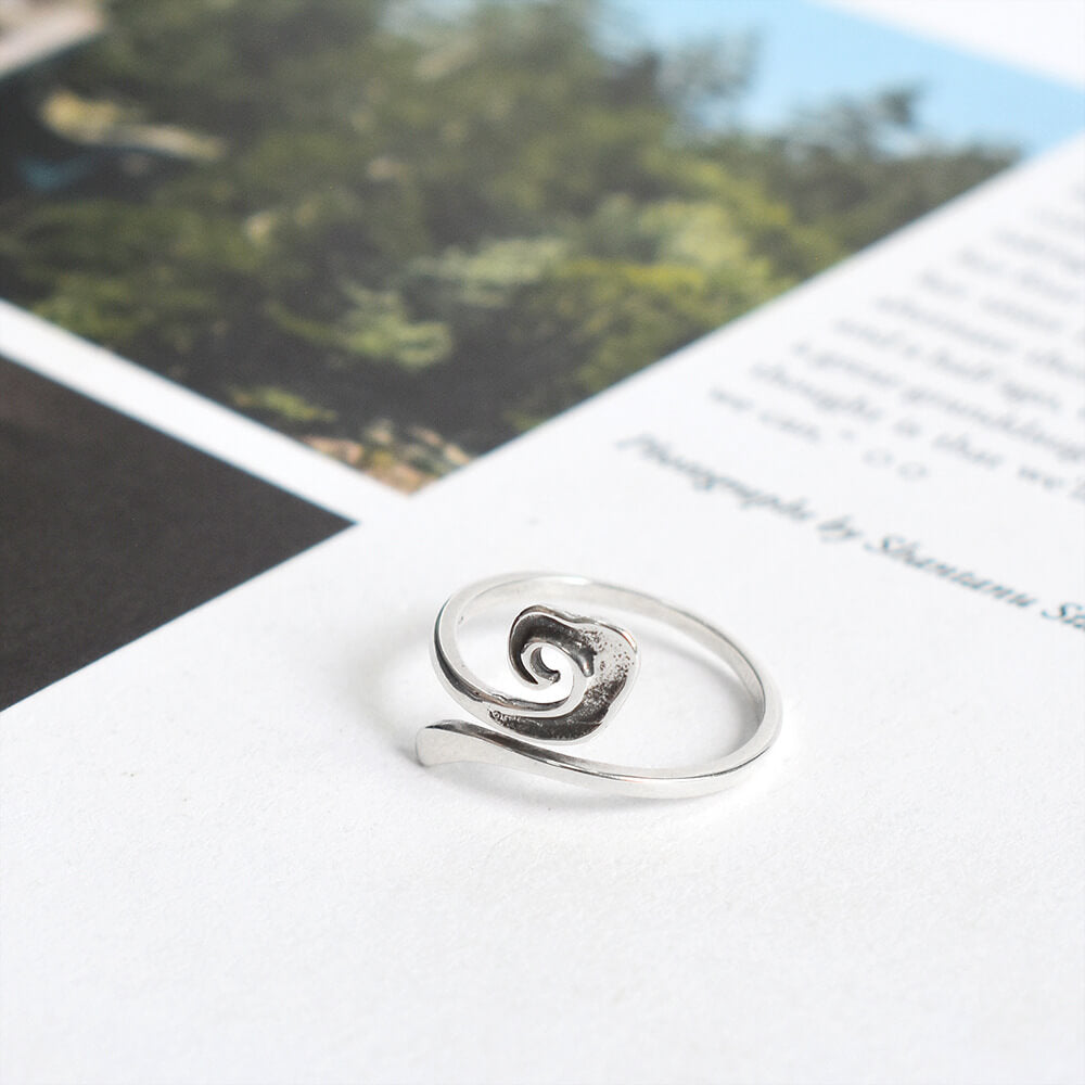 Stylish Spiral Silver