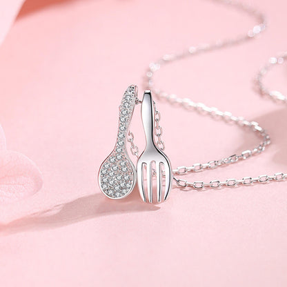 silver spoon pendant