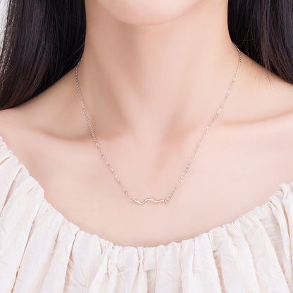 Contour Wave Necklace

