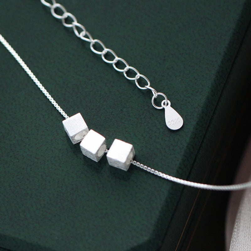 tiffany co sterling silver graduated bead necklace