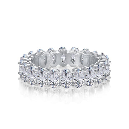 Crystal Oval Cut Ring

