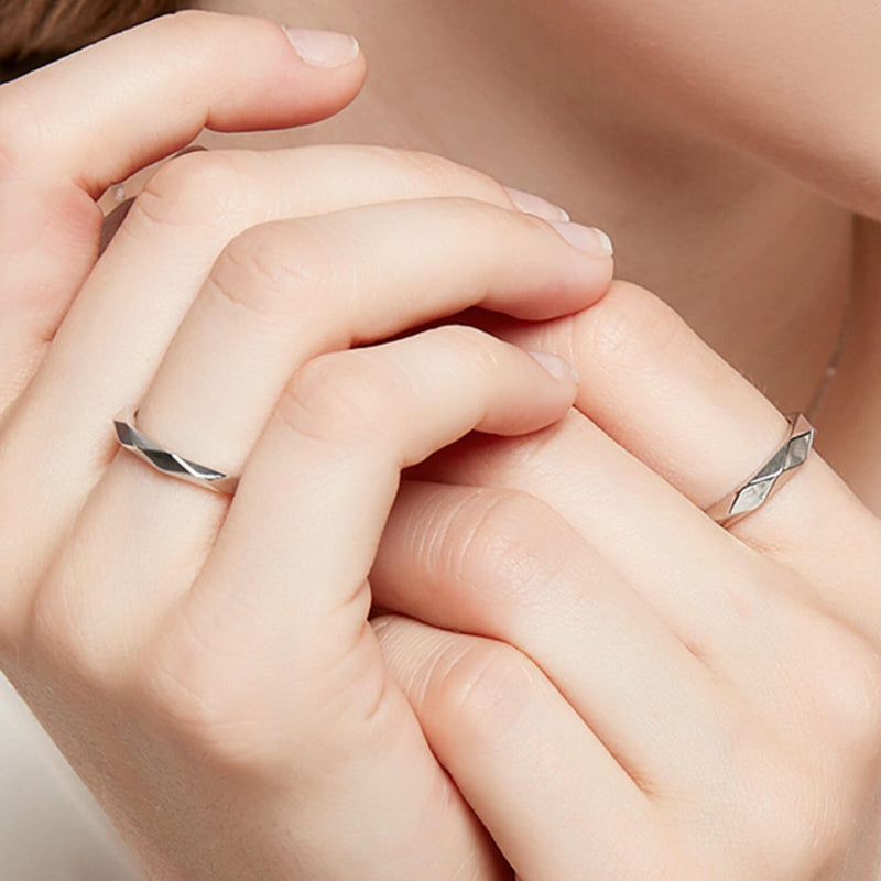 Harlequin Patterned Rings

