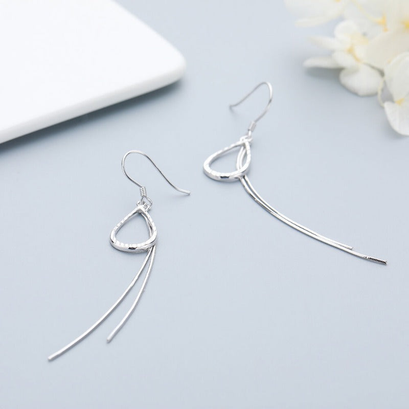 teardrop sterling silver earrings usa