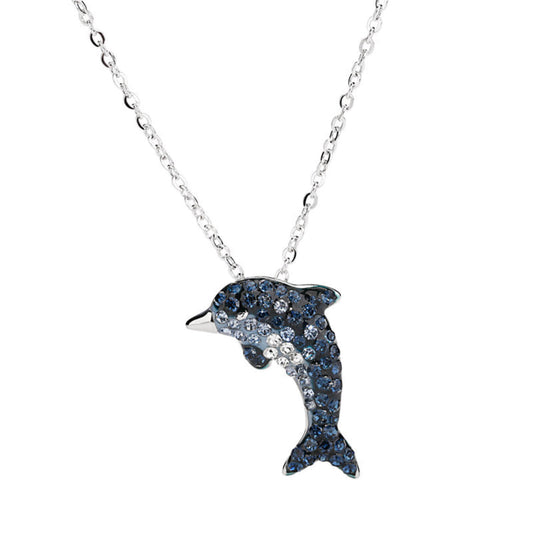 Crystal Dolphin Necklace