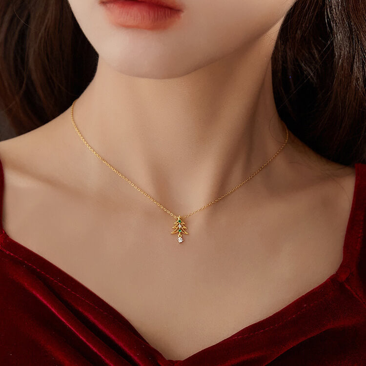 swarovski christmas tree pendant