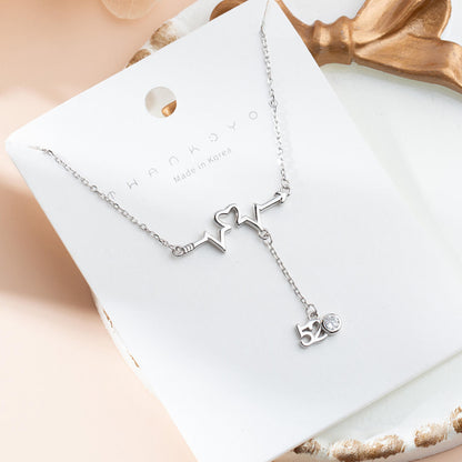 s925 heart necklace