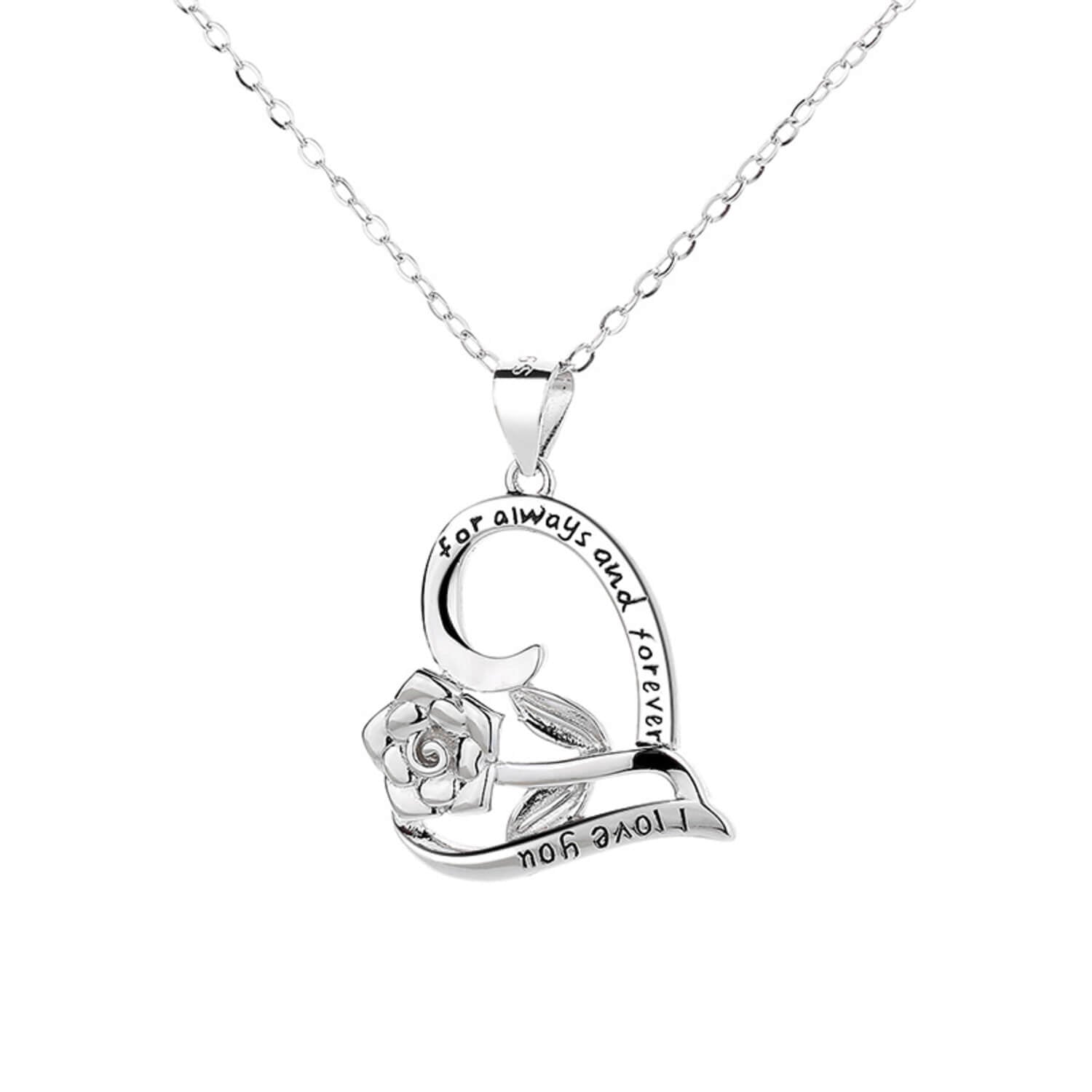 I love you for always and forever necklace