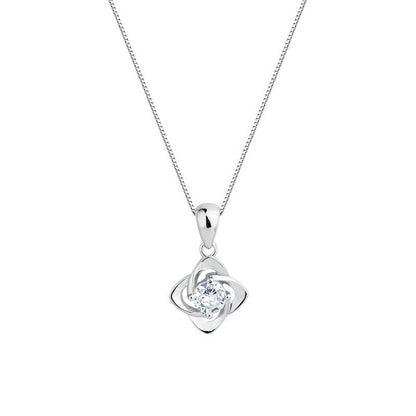 Modern Floral Design Necklace
