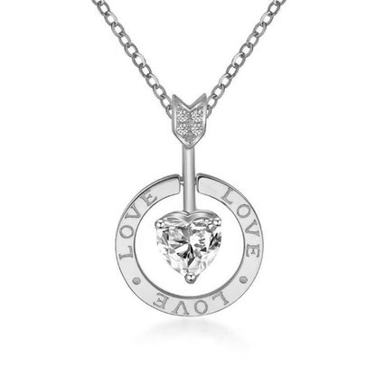 arrow love necklace chanel