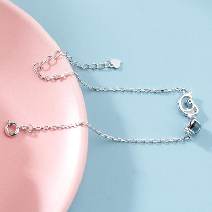 dolphin bracelet silver