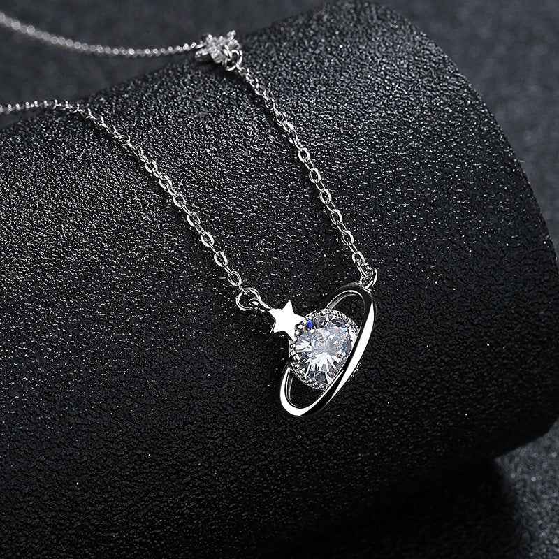 diamond pendant galaxy jewelry