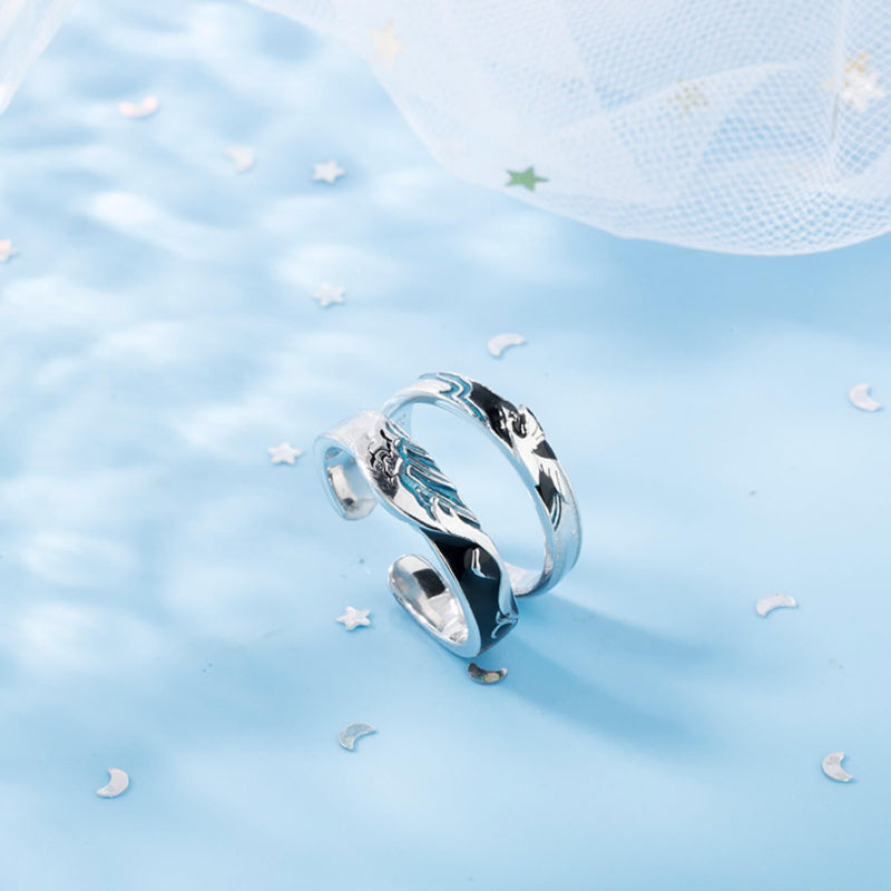 Whale and Wave Promise Rings

