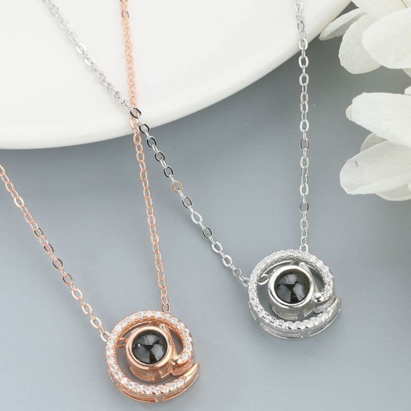 necklace with pendant silver