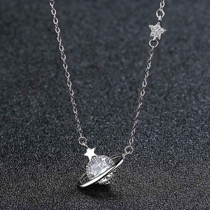 diamond pendant galaxy jewelry