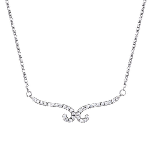 scattered curved bar necklace usa