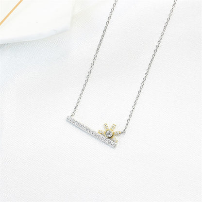 sun necklace sterling silver
