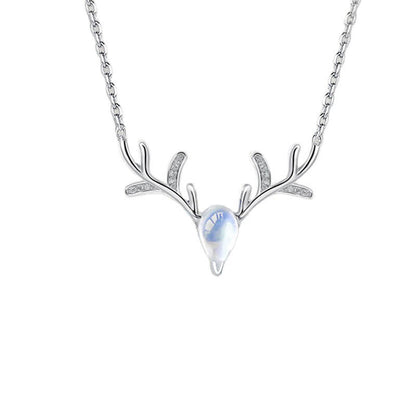 crystal zircon antler necklace amazon