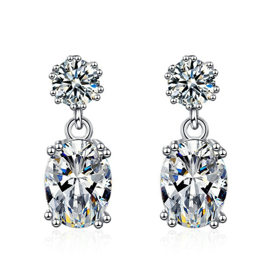 4 prong diamond stud earrings