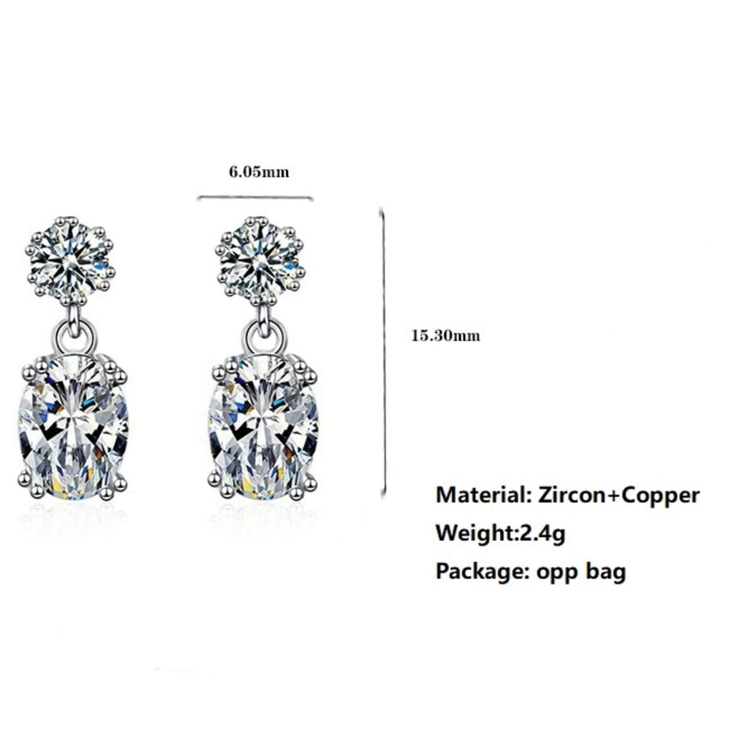 four prong diamond earrings