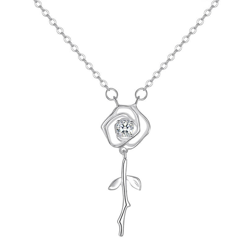 rose necklace