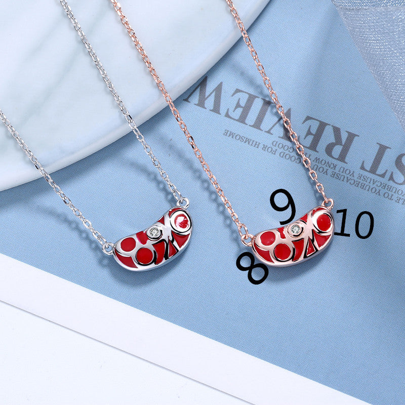 sterling silver bead necklace