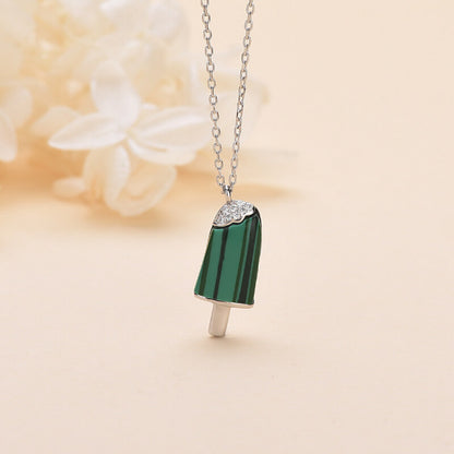 diamond icecream necklace