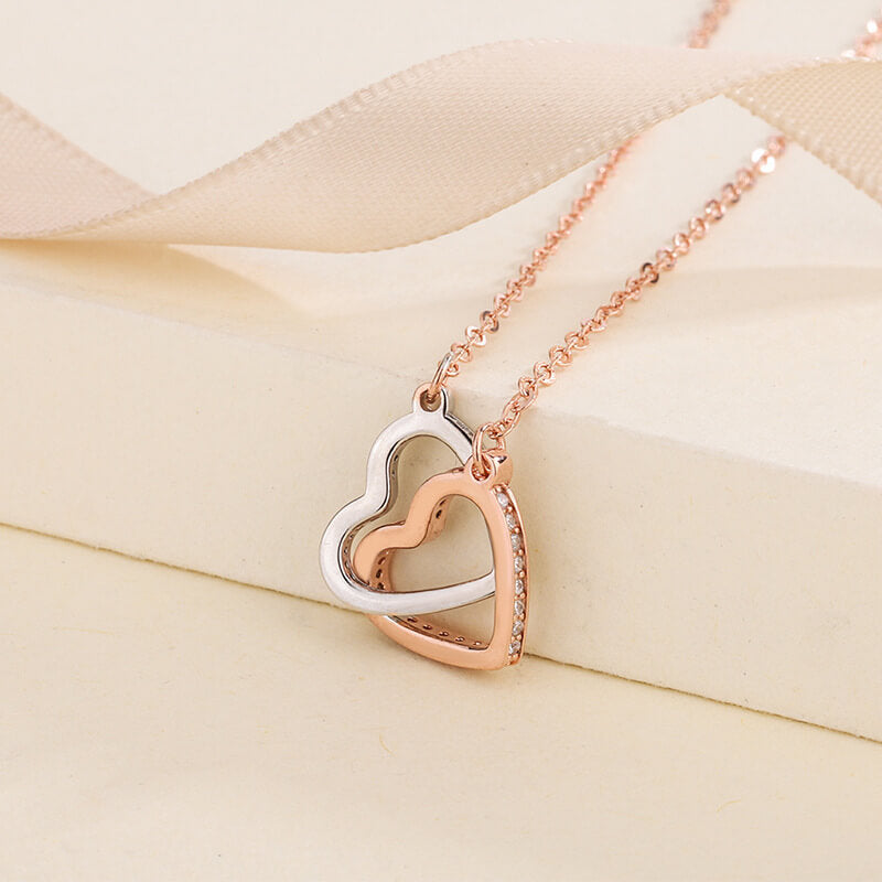 interlocking heart necklace usa