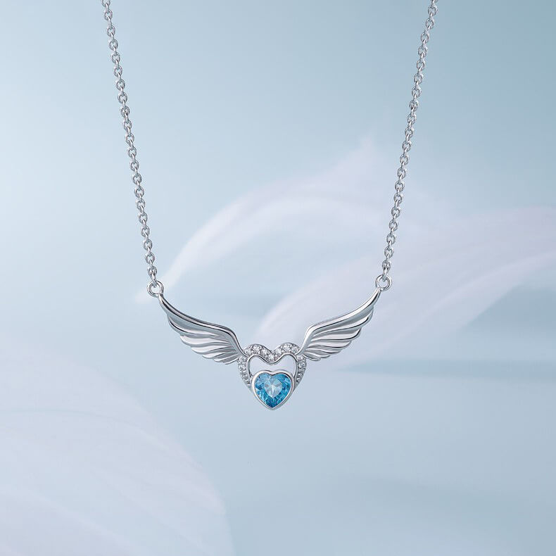 diamond heart wing necklace us