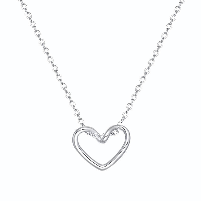open heart necklace pandora