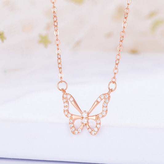 silver butterfly necklace australia