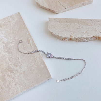 Two-Tone Gemstone Bracelet

