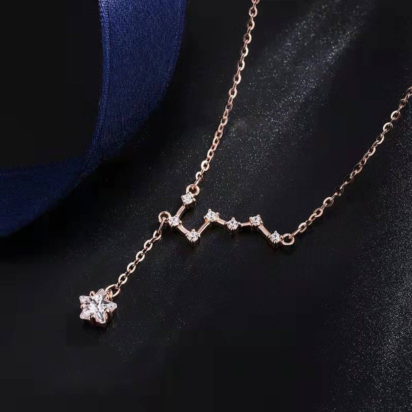 virgo star sign pendant