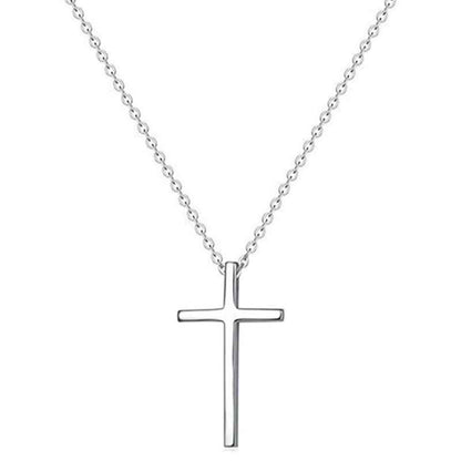 Jimmy Jewelry Simple Cross Necklace 925 sterling silver