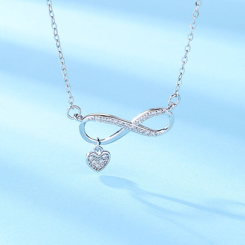 leafael?infinity?love?heart?necklace