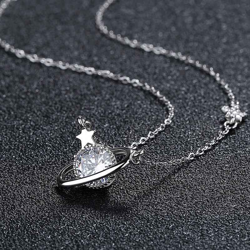diamond pendant galaxy jewelry